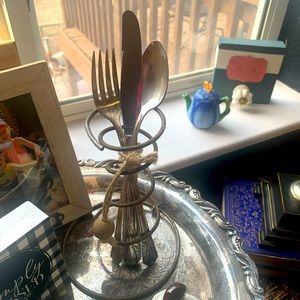 Vintage Rogers silver cutlery bundle-Vignette.